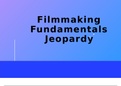 Film Industry Jeopardy Game