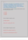 OTP2 FINAL EXAM&vert;&vert; ALL QUESTIONS AND 100&percnt;  CORRECT ANSWERS&vert;&vert; LATEST AND FULLY  COVERED VERSION 2024-2025 WITH VERIFIED  SOLUTION&vert;&vert; ASSURED PASS&excl;&excl;&excl;