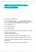 IBHRE CEPS Exam with complete solutions 2024&lowbar;2025&period;