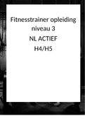 fitnesstrainer opleiding niveau 3 nl actief