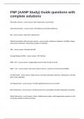 FNP &lpar;AANP Study&rpar; Guide questions with complete solutions