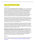 Determinants of Health