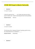 CCOU 201 Exam 2 (Version 3), Latest  Answers, Liberty