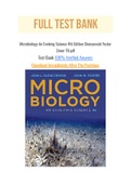 Microbiology An Evolving Science 4th Edition Slonczewski Foster Zinser Test Bank  with Question and Answers, From Chapter 1 to 28