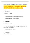 CCOU-202-Exam-3-Set-2, Latest Question Answers, Liberty