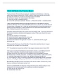 HESI OB&sol;Maternity Practice Exam Questions And Answers 2022&sol;2023
