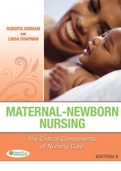 maternal newborn nursing the critical components of nursing care by roberta f durham linda chapman z lib 