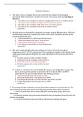 NURS 3165 Predictor Version 2 Complete Graded A 