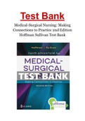 Test Bank Davis Advantage for Medical-Surgical Nursing Making Connections to Practice 2nd Edition by Janice J&period; Hoffman&comma; Nancy J&period; Sullivan Chapter 1-71