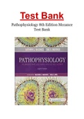 TEST BANK PATHOPHYSIOLOGY THE BIOLOGIC BASIS FOR DISEASE IN ADULTS AND CHILDREN 8TH EDITION BY Kathryn L McCance&comma; Sue E Huether Test bank Questions and Complete Solutions to All Chapters Understanding Pathophysiology