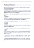 Medicare basics Questions with 100&percnt; Correct answers 2022