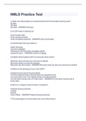 NMLS Practice  Exam 1 Complete A&plus; Guide&period; 2022