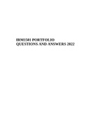 IRM1501 PORTFOLIO QUESTIONS AND ANSWERS 2022.