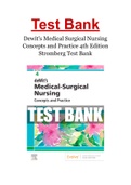 Dewit’s Medical Surgical Nursing Concepts and Practice 4th Edition Stromberg Test Bank