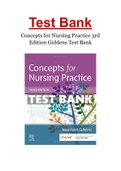 Concepts for Nursing Practice 3rd Edition Jean Foret Giddens Test Bank