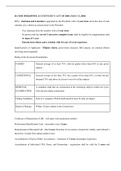 Class notes Auditing - Accountancy Act Summary