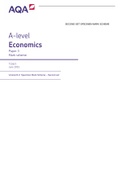 A-levelEconomics Paper 3 marking scheme
