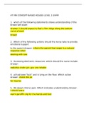 ATI RN CONCEPT-BASED ASSESS LEVEL 1 EXAM &vert; 2022 LATEST UPDATE 