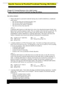 TEST BANK FOR SUCCESS IN PRACTICAL - VOCATIONAL NURSING 8TH EDITION- KNECHT QUESTIONS AND ANSWERS