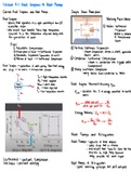 Class notes Chemical Engineering Thermodynamics (CH126P)