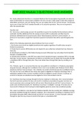 Module 3&vert;AHIP 2022&vert;QUESTIONS AND ANSWERS