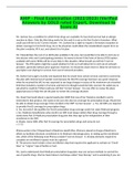 Final Examination&vert;AHIP&vert;&lpar;2022&sol;2023&rpar; &lpar;Verified Answers &rpar;Graded A