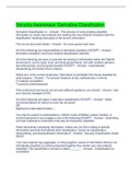 Security Awareness&colon; Derivative Classification
