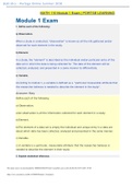 Exam &lpar;elaborations&rpar; MATH 110 Module 1 Exam&period;&vert; PORTGE LEARNING