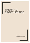 Thema 1.2 Samenvatting conceptueel Ergotherapie