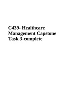 C439- Healthcare Management Capstone Task 3-complete