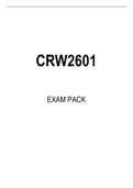 CRW2601 EXAM PACK 2022