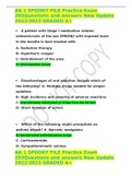 AA 1 SPOOKY FILE Practice Exam 203Questions and answers New Update 2022&sol;2023 GRADED A&plus;