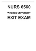 NURS 6560 Final Exam Complete Study Package (3 EXAM SETS)