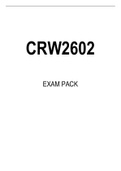 CRW2602 EXAM PACK 2022
