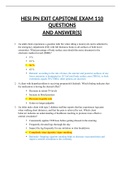 HESI PN EXIT CAPSTONE EXAM 110 QUESTIONS AND ANSWER&lpar;S&rpar;