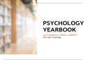 PSYC-110N Week 8 Final Project: Psychology Yearbook (Already GRADED A)