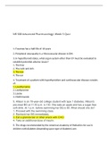 Exam (elaborations) NR 508 Advanced Pharmacology Week 5 quiz 3