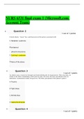 NURS 6531 final exam 1 &lpar;Microsoft&period;com Account Team&rpar;
