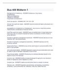 Bus 409 Midterm 1 Exam with 100&percnt; correct answers 2022