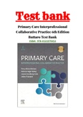 Primary Care Interprofessional Collaborative Practice 6th Edition Buttaro Test Bank ISBN:978-0323570152|Complete Guide A+