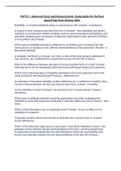 PSY721 - Advanced Tests and Measurements- Study Guide for the final exam&sol;Final Exam Review 2022&period;