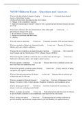 N6540 Midterm Exam &ndash; Questions and Answers