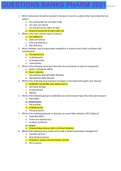 Test Bank Question bank&lowbar; pharm  questions well solved updated 2021&sol;2022