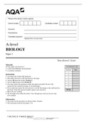 AQA A LEVEL BIOLOGY PAPER 3 2021