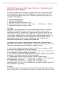 NURS 618 Saunders Med Surg Endocrine - Questions and Answers 100&percnt; verified
