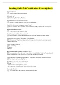 Leading SAFe 5&period;0 Certification Exam Q-Bank &vert; Updated 2022&sol;2023
