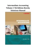 Solution Manual Intermediate Accounting Volume 2 Updated Edition, 7th Edition, Thomas H. Beechy, Joan E. Conrod, Elizabeth Farrell Ingrid McLeod-Dick