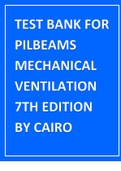 Test Bank for Pilbeams Mechanical Ventilation 7th Edition by Cairo&period;pdf
