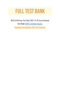 HESI Exit RN Exam Test Bank 2022 ( V1-V6 Exam Combined) 