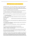 ABST Alberta basic security training Exam 